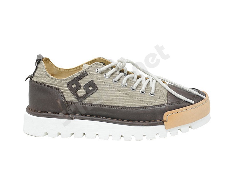 BnG Real Shoes La Moka Canvas moka grey brown